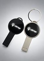 Memoria USB 3.0 Metálica Impermeable con Luz LED para Regalos Publicitarios Empresariales y Reuniones Anuales de la Empresa