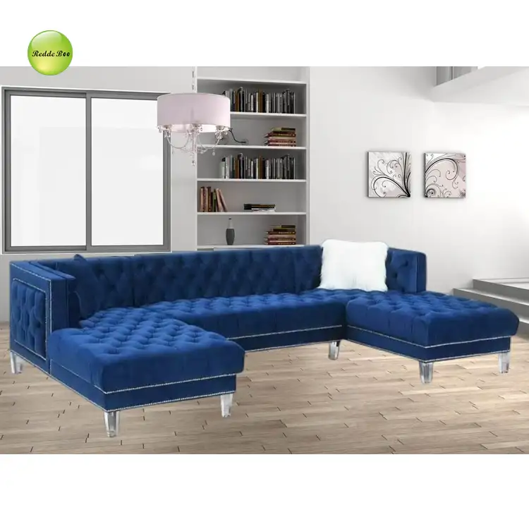 Mobili per la casa un grande divano ad angolo moderno di disegno di nuovo stile divano del soggiorno