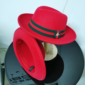 Sombrero Fedora de Fieltro de Lana de Lujo, Premium, Clásico, Talla XXXXL, Ala Ancha, Estilo Pork <span class=keywords><strong>Pie</strong></span>, Panamá, Trilby, Fabricante para Hombres y Mujeres - Product Image 6
