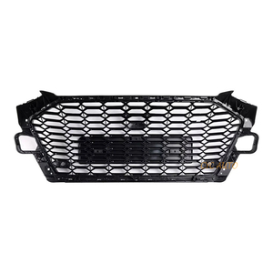 Parrilla Delantera de Malla de Panal Negra Estilo RS4 B9 con Cámara para <span class=keywords><strong>Audi</strong></span> <span class=keywords><strong>A4</strong></span> S4 8W 2020 2021 2022 <span class=keywords><strong>2023</strong></span>+ - Product Image 5