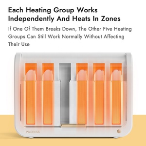 <span class=keywords><strong>Prix</strong></span> usine de haute qualité dépilatoire mécanique 6 en 1 <span class=keywords><strong>cartouche</strong></span> chauffe-cire épilation parfait pour Spa Salon - Product Image 2
