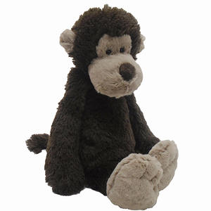 ألعاب قرود محشوة, ألعاب عيون صغيرة لعبة ماندر الأسود بني أو مخصص حسب متطلباتك تطريز ، أو طباعة 28 سنتيمتر أو 35 سنتيمتر - Product Image 6