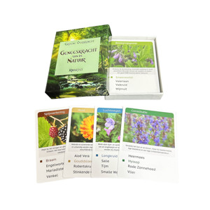 Set di Flashcard Personalizzabili con Coperchio e Base Laminati Lucidi per Piante e Fiori, per <span class=keywords><strong>Imparare</strong></span> e Giocare - Product Image 1