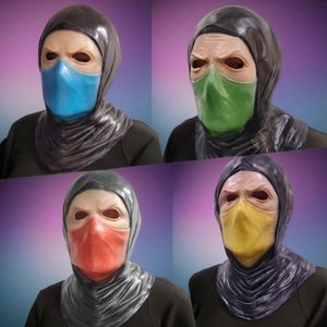 Maschera in Lattice Colorata per Uomo in Blu/Verde/Giallo/Rosso, Non Tossica e Comoda per Tutti i Tipi <span class=keywords><strong>di</strong></span> Pelle, <span class=keywords><strong>Maschere</strong></span> per Feste <span class=keywords><strong>di</strong></span> <span class=keywords><strong>Halloween</strong></span> - Product Image 2