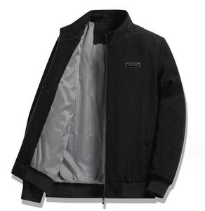 Veste <span class=keywords><strong>Homme</strong></span> en Velours Côtelé Fine de Style Automne, <span class=keywords><strong>Col</strong></span> Montant, Décontractée, Grandes Tailles - Product Image 3