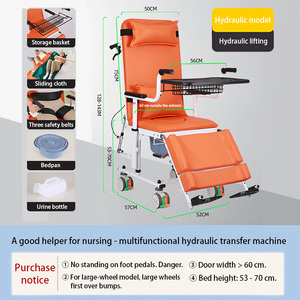 <span class=keywords><strong>Silla</strong></span> de Ruedas para Inodoro Impermeable WCHT-YWJ-06, Inodoro Portátil para Pacientes, Cama de Transferencia, Suministros Esenciales para <span class=keywords><strong>Baño</strong></span> y Rehabilitación - Product Image 2