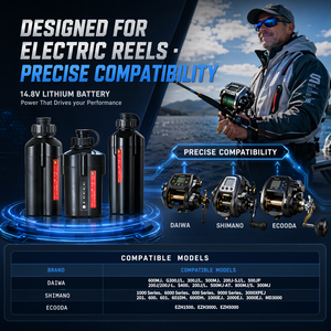Pack de batteries Li-ion personnalisé pour <span class=keywords><strong>moulinet</strong></span> de pêche électrique 3500mAh-10000mAh compatible avec <span class=keywords><strong>Daiwa</strong></span> <span class=keywords><strong>Shimano</strong></span> <span class=keywords><strong>Daiwa</strong></span> Ikuda OEM - Product Image 3