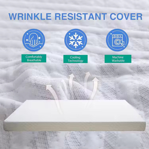 Sofa giường nệm thay thế, Bộ nhớ bọt sofa nệm Topper với siêu mềm bìa, certipur-chúng tôi chứng nhận - Product Image 5