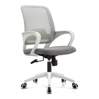 Vente en gros, mobilier de maison moderne, dossier central, pivotant, ergonomique, bon marché, chaise de personnel, bureau, ordinateur, chaise en maille