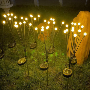 Feu d'artifice solaire LED extérieur, lucioles, pelouse, jardin, cour, décoration de paysage, lumière d'ambiance, lumières de balancement, vent - Product Image 2