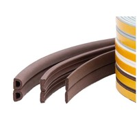 Cinta de Sellado EPDM de 6 Metros para Puertas, Insonorizante, Anticolisión, Autoadhesiva, Impermeable y Cortavientos, para Dormitorio