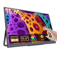 Moniteur portable tactile de jeu Eimio 15,6 pouces 4K UHD, écran tactile externe pour PS5, Xbox, Switch, ordinateur portable
