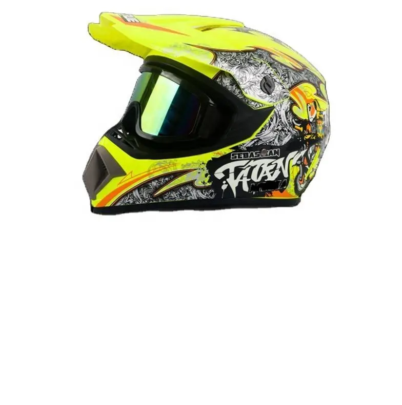 Motorfiets Volwassen Motorcross Off Road Helm Elektrische Auto Go-Kart Helm Voor Kinderen Met Gratis Geschenken