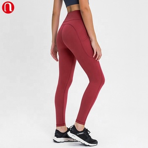 <span class=keywords><strong>Pantaloni</strong></span> da Yoga Eyun a <span class=keywords><strong>Vita</strong></span> <span class=keywords><strong>Alta</strong></span> con Tasche, Leggings <span class=keywords><strong>Elasticizzati</strong></span> in 4 Direzioni, Controllo Pancia, Traspiranti, per Allenamento e Corsa, Stampa Personalizzata - Product Image 4