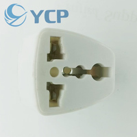 Adaptateur universel pour prise américaine 2 broches 10A 250V EU USA AU UK Prise de conversion multifonctionnelle pour voyages internationaux Japon