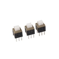 Interrupteur à bouton-poussoir auto-verrouillé à 6 broches micro 5.8*5.8 smd/smt interrupteur à clé tact interrupteur non-verrouillable marche/arrêt