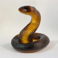 Boîtes cadeaux personnalisées faites à la main avec logos, ornement de serpent en cristal sculpté à la main, moderne et durable, décoration d'intérieur, objet de collection, cadeau de mariage