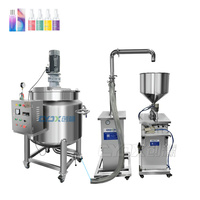 Cuve de mélange émulsifiante à double enveloppe chauffée électriquement CYJX 100L 200L 500L 1000L pour cosmétiques et lotions