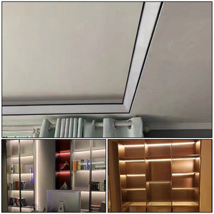 Đèn <span class=keywords><strong>LED</strong></span> thanh <span class=keywords><strong>profile</strong></span> chiếu sáng góc tường, gắn nổi, lắp trần, tạo rãnh cho đèn chiếu sáng đường viền thạch cao - Product Image 4