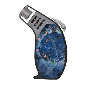 Nouveaux modèles Prix de gros d'usine Cigarette Logo personnalisé Briquet torche à gaz rechargeable coupe-vent de haute qualité en toute sécurité - Product Image 1