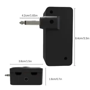 เครื่องขยายเสียงหูฟังกีตาร์แบบชาร์จไฟได้สำหรับเบสไฟฟ้าเอฟเฟกต์เสียงสะท้อน M-VAVE H8ดีเลย์ขนาดเล็ก - Product Image 5