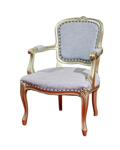 หลุยส์หรูหรากลางศตวรรษที่ทันสมัยไม้เนื้อแข็ง2เก้าอี้ชุดโต๊ะกาแฟสำหรับเฟอร์นิเจอร์ห้องนั่งเล่นบ้าน - Product Image 4