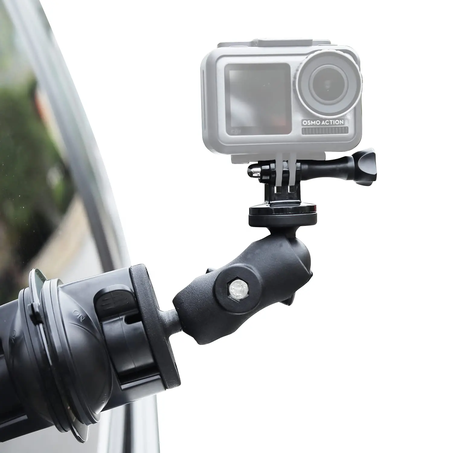 Action Sport Camera Car DVR Record Holder 360 Rotation Ball Joint Glass Suction Cup Mount For Gopro 8 7 6 5 Insta360 Accessories