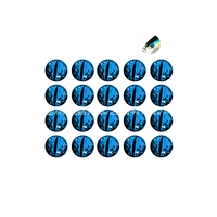 Nouvel arrivage de leurre de pêche en PVC réaliste yeux 3D yeux pour leurre de pêche 3mm-12mm