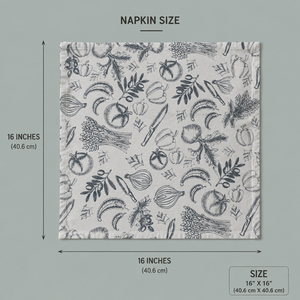 Ensemble de serviettes de table en coton de luxe, serviettes en tissu doux et réutilisables pour la maison, l'hôtel et la restauration - Product Image 3