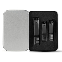 WELLFLYERNC-222-5 Nouveau modèle Meilleure vente Ensemble de coupe-ongles en acier inoxydable avec design personnalisé et couleur Outil de beauté pour manucure