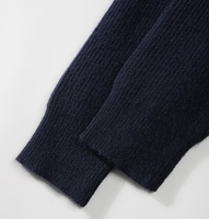 Pull en tricot personnalisé pour femmes Pull à manches longues et col rabattu pour femmes Pull en tricot pour femmes Style Preppy avec nœud papillon et épaules tombantes Pull en tricot pour femmes