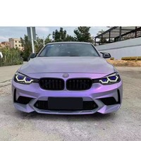Pare-chocs de voiture pour BMW Nouvelle Série 3 Entourage F30 Modifié M3C Grand Entourage M3C Barre avant Assemblage Kit d'entourage F30 Kit carrosserie