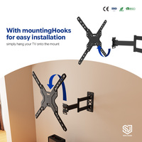 Senjiang Fabrikpreis Beliebtes Design Montierte Vollbewegliche Wandhalterung TV-Halterung Schwenkbare TV-Halterung für 26-65 Zoll Anpassbar