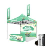 Tente de réception commerciale 3 x 6 m avec paroi latérale pour le marché européen, tente de salon professionnel, tente pliante extérieure, auvent pop-up