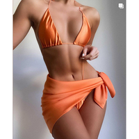 Maillot de bain femme sexy Bikinis maillots de bain vêtements de plage string 3 pièces Bikini ensemble meilleure vente meilleure qualité