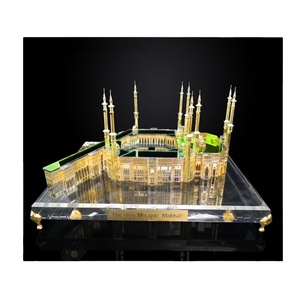 Mô Hình Xây Dựng Kim Loại Hồi Giáo Nổi Tiếng Thế Giới Với <span class=keywords><strong>Crystal</strong></span> Mosque Craft Trang Trí Hồi Giáo Cho Gia Đình - Product Image 1