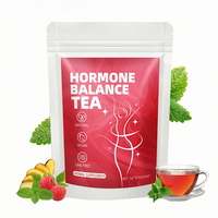 Sachets de thé aux herbes pour l'équilibre hormonal féminin 3g x 10, emballage individuel, thé naturel pour le bien-être féminin, pour l'humeur, le sommeil, la peau et l'énergie