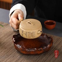 Plateau en racine de bambou carbonisé fait main, plateau à thé artisanal en forme de feuille de lotus, bol à fruits de style Wabi-sabi Zen pour la décoration de la maison
