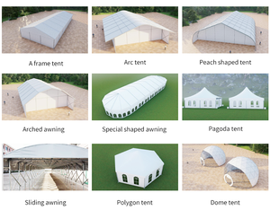 Tente arquée par polygone extérieur d'événement de grand chapiteau de tente résistante de stockage d'entrepôt d'événement - Product Image 6