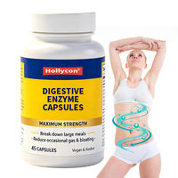 Capsules d'enzymes digestives à marque privée – Soutien digestif, confort intestinal, supplément d'énergie quotidien