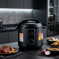Cuisinière électrique à pression extra-large avec verrou de sécurité, multifonction, idéale pour les grandes familles et la restauration