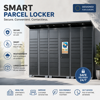 Casillero Inteligente para Paquetes YL con Estructura Desmontable y Ensamblable, Compatible con Desarrollo de Software, Energía Solar, Gabinete de Acero Impermeable
