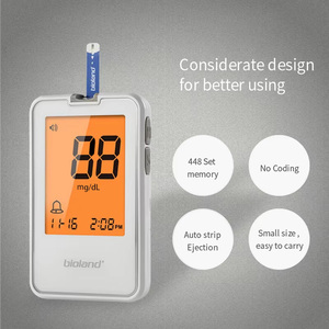 대만 큰 스크린 포도당 장비 빠른 시험 포도당 미터 디지털 방식으로 <span class=keywords><strong>glucometer</strong></span> 가정 각자 시험 똑똑한 혈당 미터 - Product Image 3