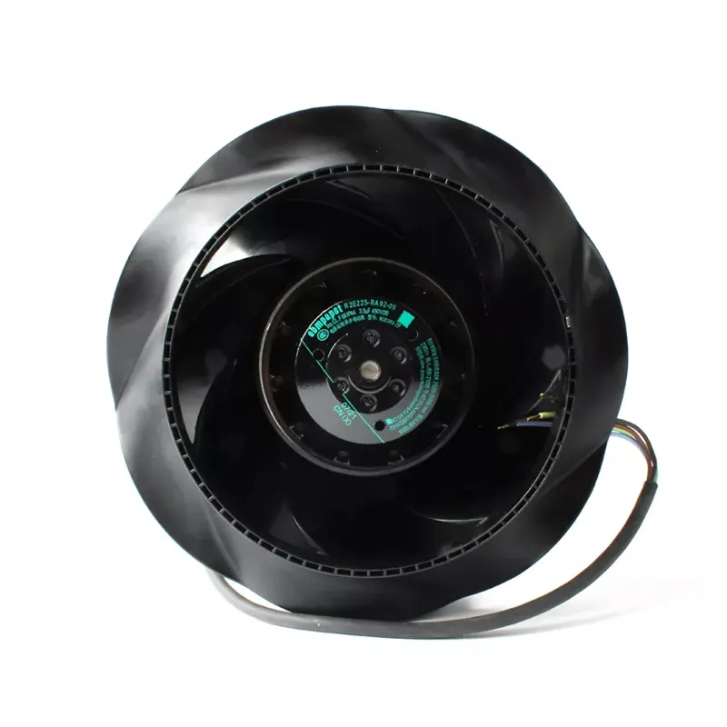 New R2E225-RA92-09 AC230V 220V M2E068-DF 150W 225*99mm air purification fan turbine centrifugal fan