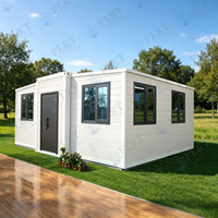Villa modulaire combinée empilable FLKT, maison préfabriquée de luxe à deux étages, extensible, ignifuge, type appartement