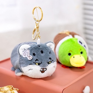 Simpatico Portamonete e Custodia per Cuffie in Peluche a Forma di Animale (<span class=keywords><strong>Volpe</strong></span>/Anatra/Coccodrillo) - Mini Borsa in Peluche, Ciondolo Decorativo per Borsa - Product Image 6