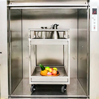 Ascenseur de cuisine chinois pour livraison de nourriture, type sol ou fenêtre, 100 kg, 200 kg, pour restaurant