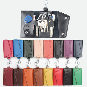 ซองใส่กุญแจหนังแท้สำหรับผู้ชาย แบบคล้องเอว, ที่ใส่กุญแจอเนกประสงค์, โรงงานรับผลิตแบบ OEM/ODM, กระเป๋าใส่กุญแจแบบคล้องเข็มขัด - Product Image 2
