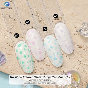 Capa Superior de Gel sin Limpieza con Efecto de Gotas de Agua de Colores, Libre de HEMA y TPO, Capa Superior Maravillosa de Larga Duración, Marca Privada - Product Image 3