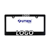 Support de plaque d'immatriculation en plastique, cadre de plaque d'immatriculation standard, support de plaque d'immatriculation personnalisé, cadres de plaques d'immatriculation